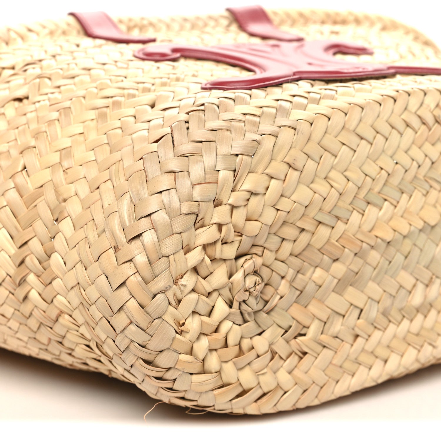 Celine Raffia Calfskin Triomphe Teen Panier Lipstick 8 of 9