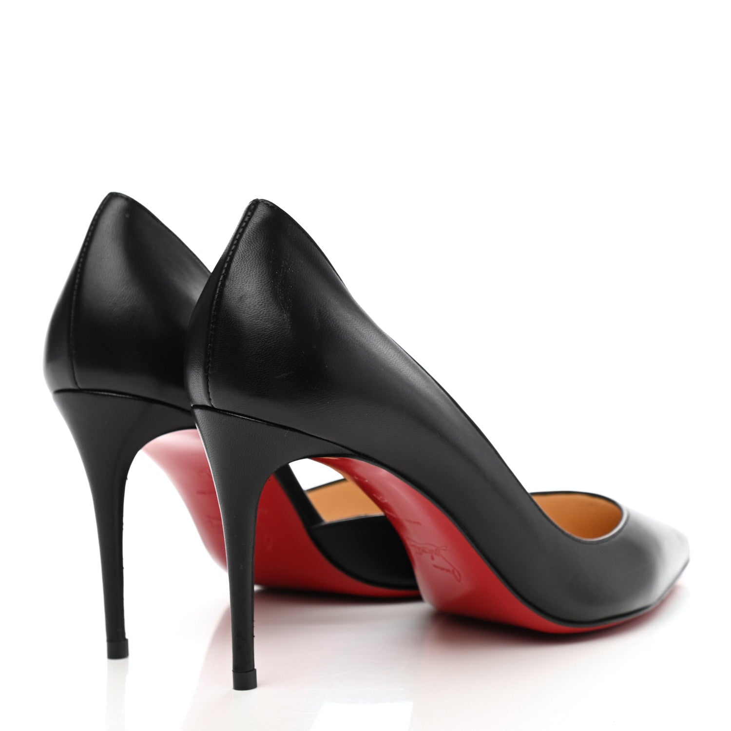 Christian Louboutin Shiny Nappa Iriza 100 Pumps 38 Black 4 of 7