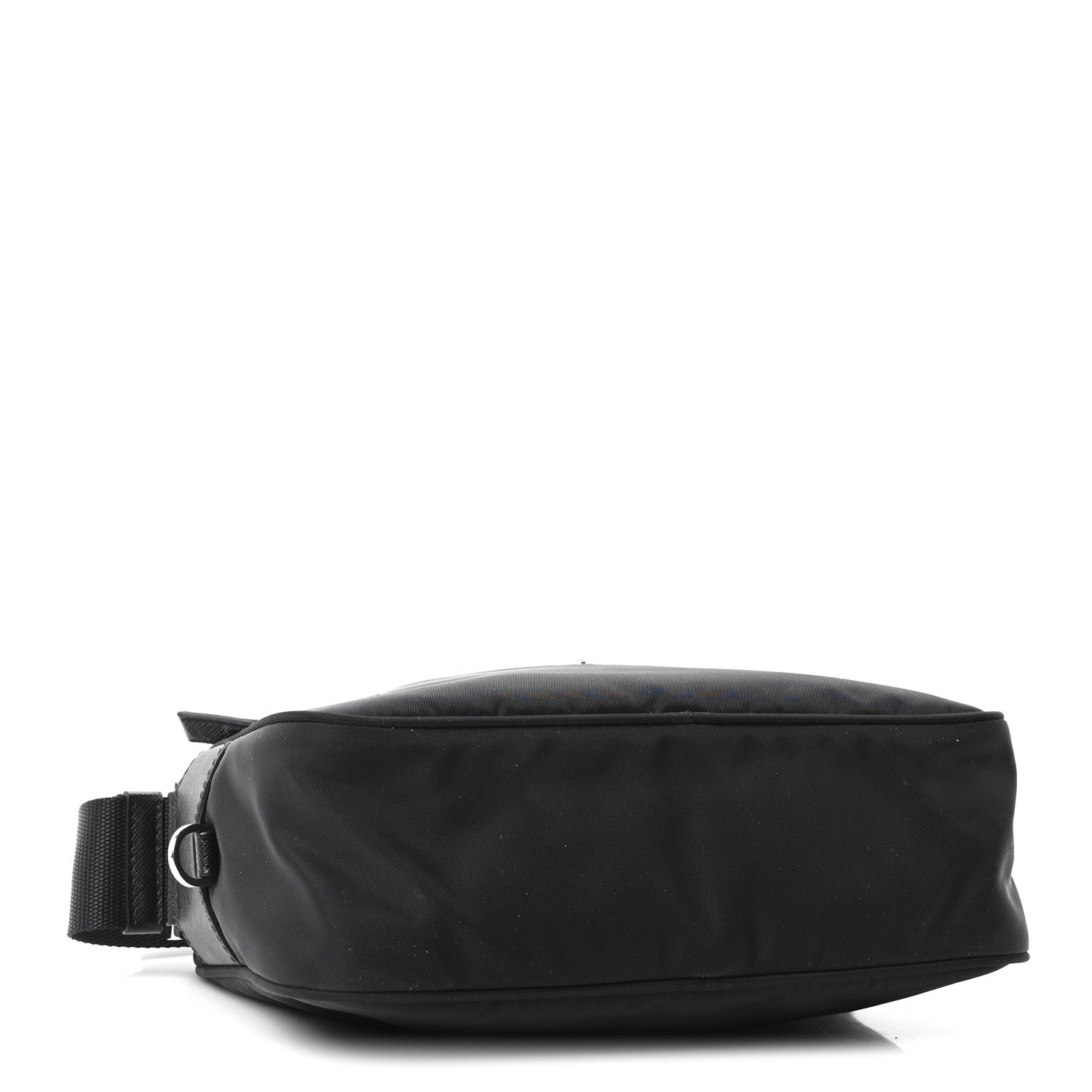 Prada Re-Nylon Vela Saffiano Pocket Double Zip Shoulder Bag Black Black 4 of 10