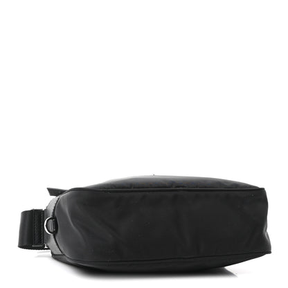 Prada Re-Nylon Vela Saffiano Pocket Double Zip Shoulder Bag Black Black 4 of 10