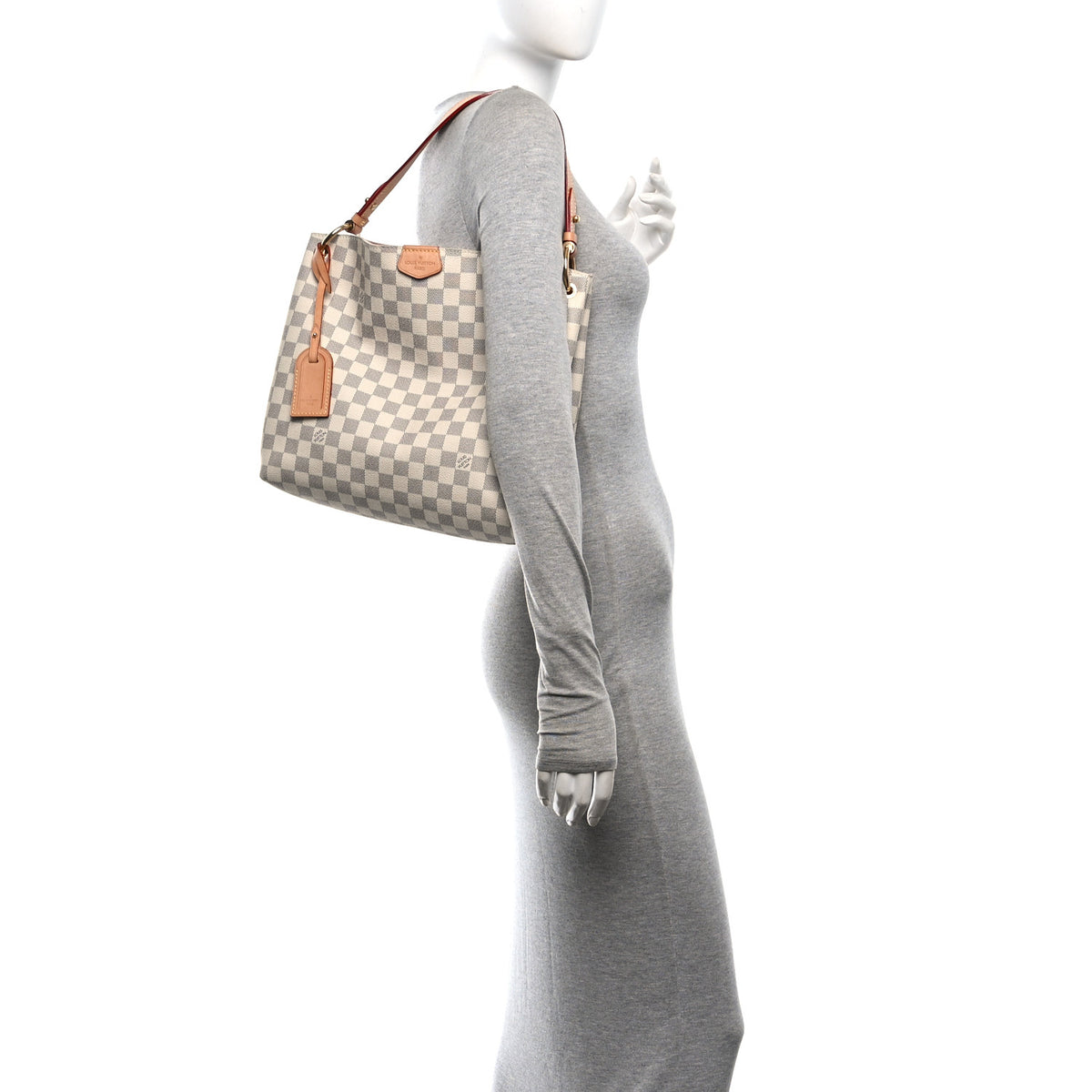 Damier Azur Graceful PM Rose Ballerine