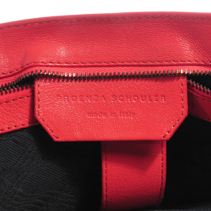 Proenza Schouler Lambskin PS1 Medium Satchel Deep Coral 6 of 12