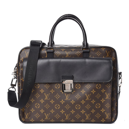 Louis Vuitton Monogram Macassar Soft Briefcase 1 of 22