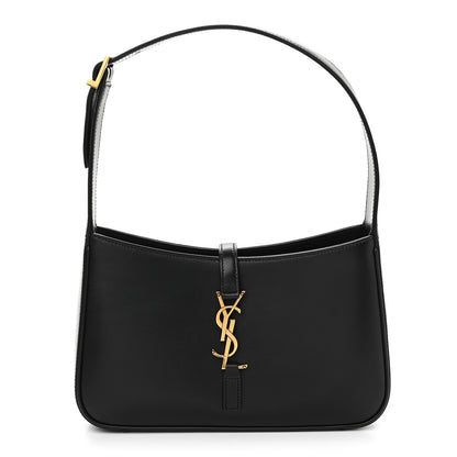 Saint Laurent Smooth Calfskin Le 5 A 7 Hobo Black 1 of 9