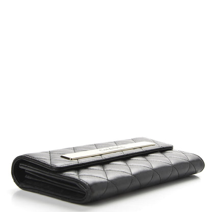 Chanel Lambskin Quilted Trendy CC Large Gusset Flap Wallet Black 4 of 9