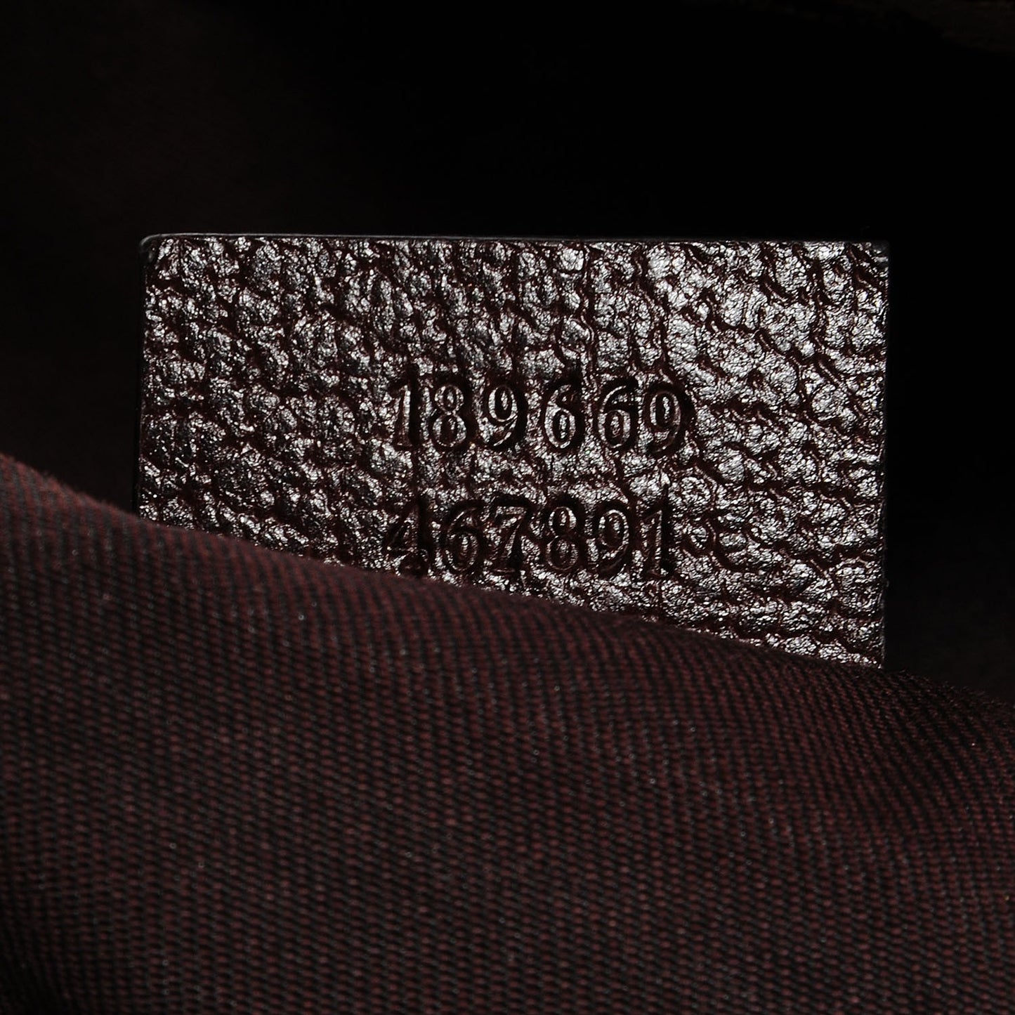 GG Monogram Medium Web Handle Vertical Tote Bag Dark Brown