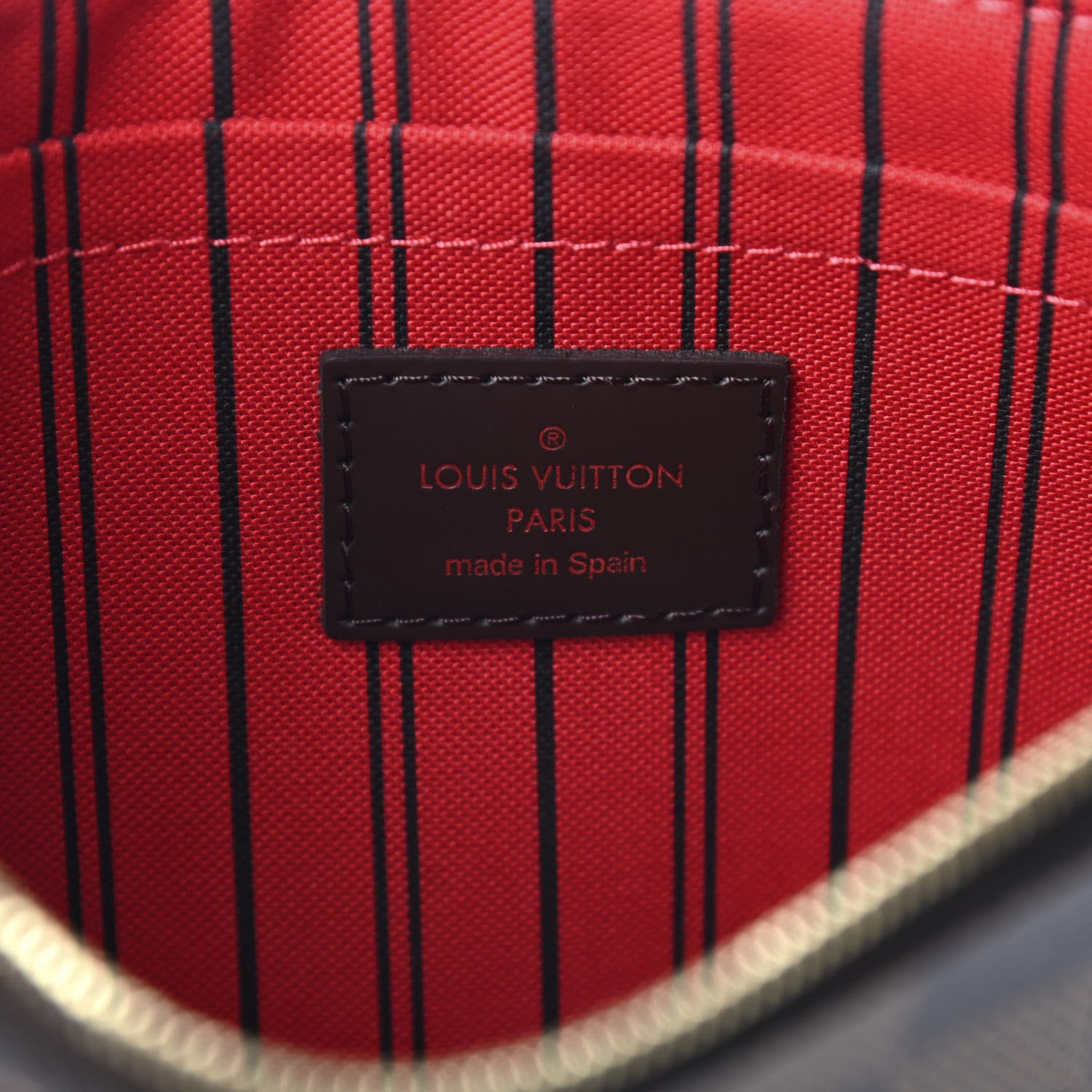 Louis Vuitton Damier Ebene Neverfull MM GM Pochette 6 of 6