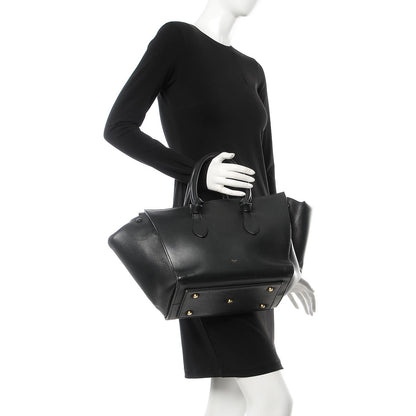 Celine Smooth Calfskin Small Tie Knot Tote Black 2 of 24
