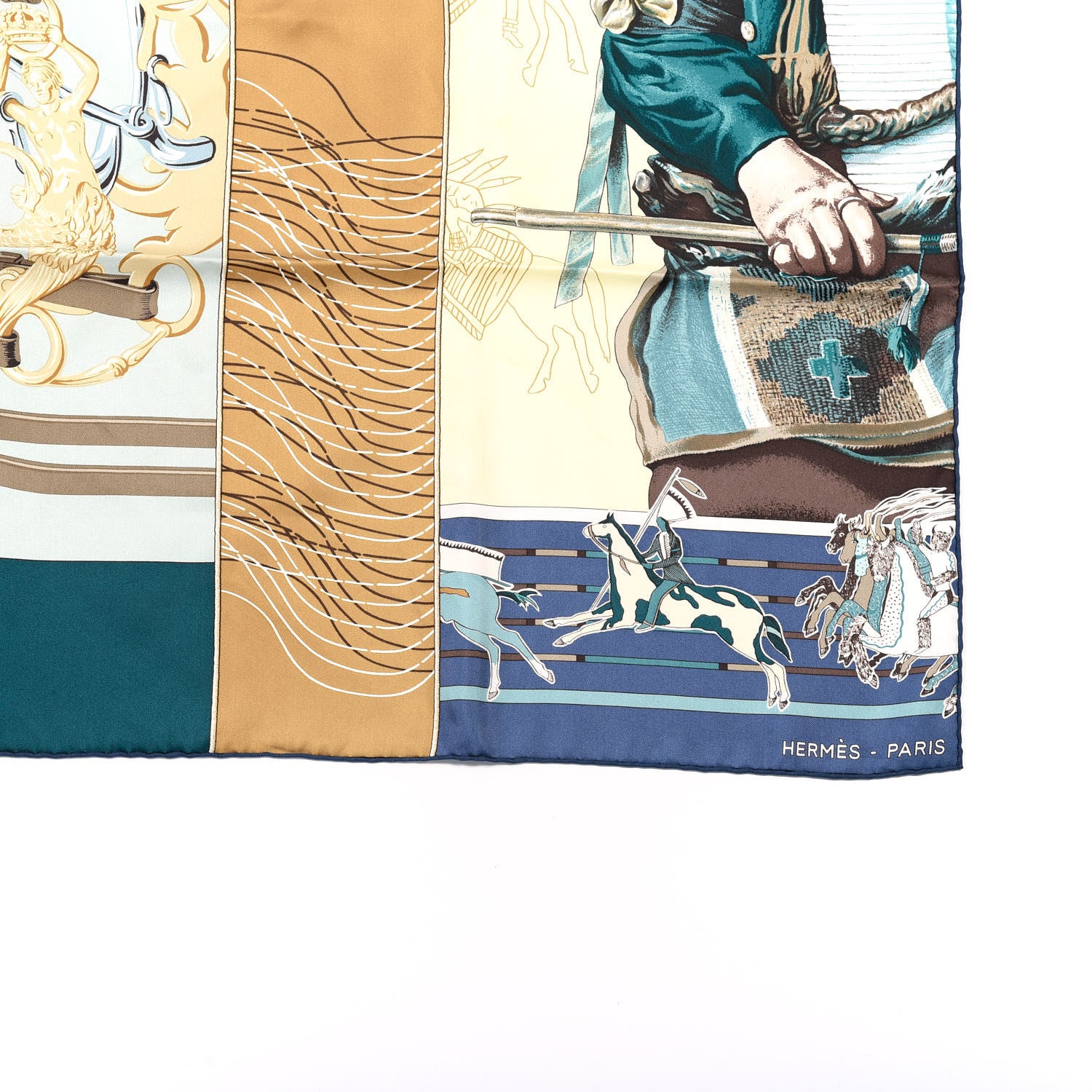Hermes Silk Carre En Carres Scarf 90 2 of 8