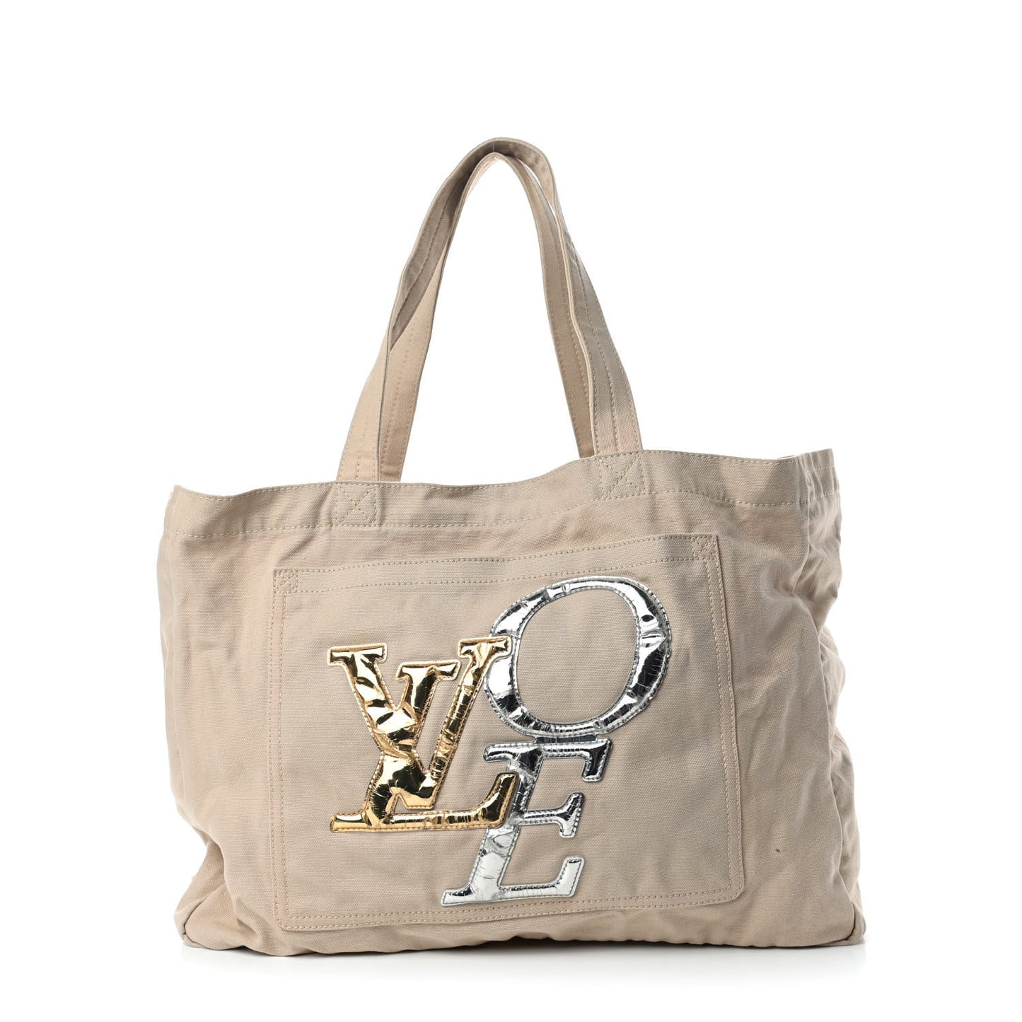 Canvas Miroir Thats Love LVOE Tote GM