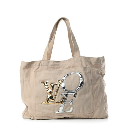 Louis Vuitton Canvas Miroir Thats Love LVOE Tote GM 1 of 10