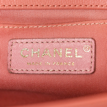Chanel Caviar Quilted Medium Boy Flap Pink 6 of 10
