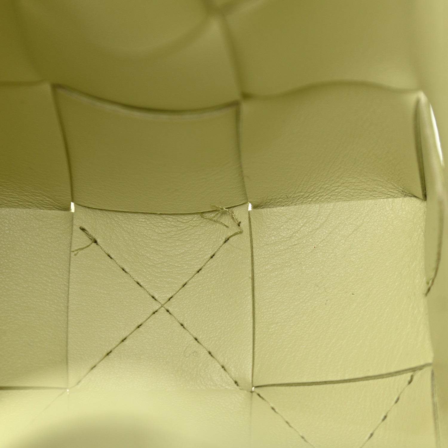 Bottega Veneta Nappa Maxi Intrecciato Cassette Bucket Bag Lemon Washed 11 of 11