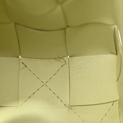Bottega Veneta Nappa Maxi Intrecciato Cassette Bucket Bag Lemon Washed 11 of 11