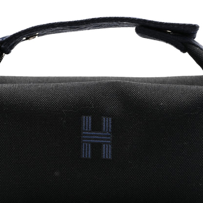 Hermes Canvas Small Bride-A-Brac Pouch Black Bleu Nuit 8 of 10