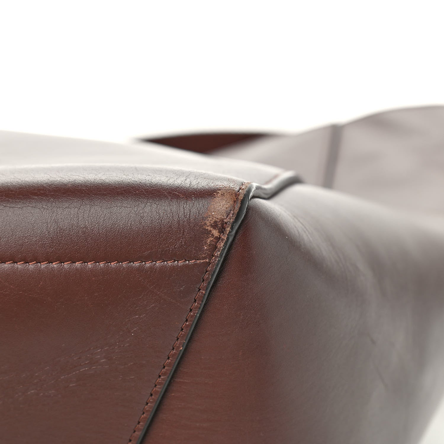 Celine Supersoft Calfskin Sangle Bucket Bag Burgundy 9 of 16