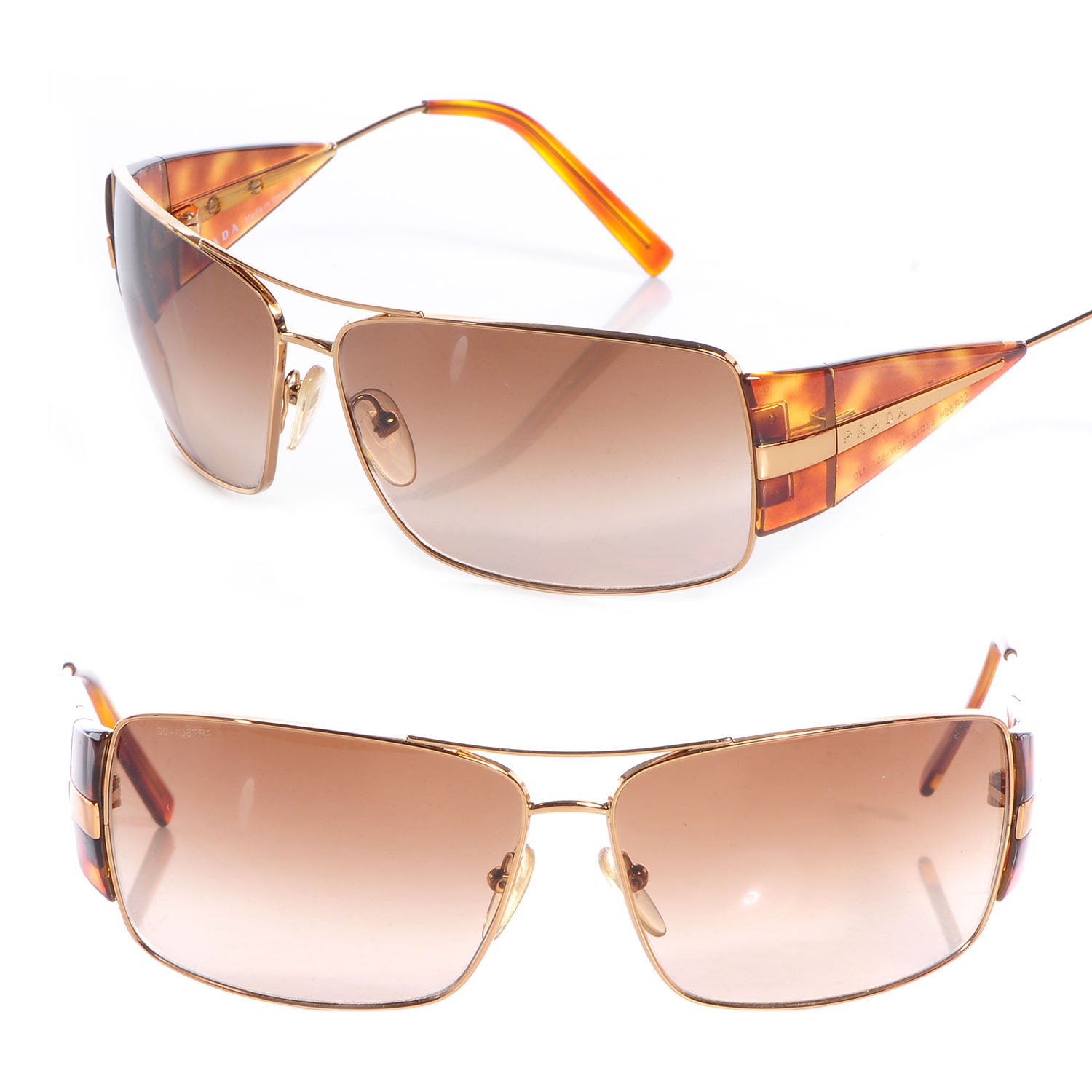 Prada Tortoise Shell Sunglasses SPR 55H 1 of 6
