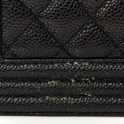Chanel Caviar Quilted New Medium Boy Flap Black 11 of 12