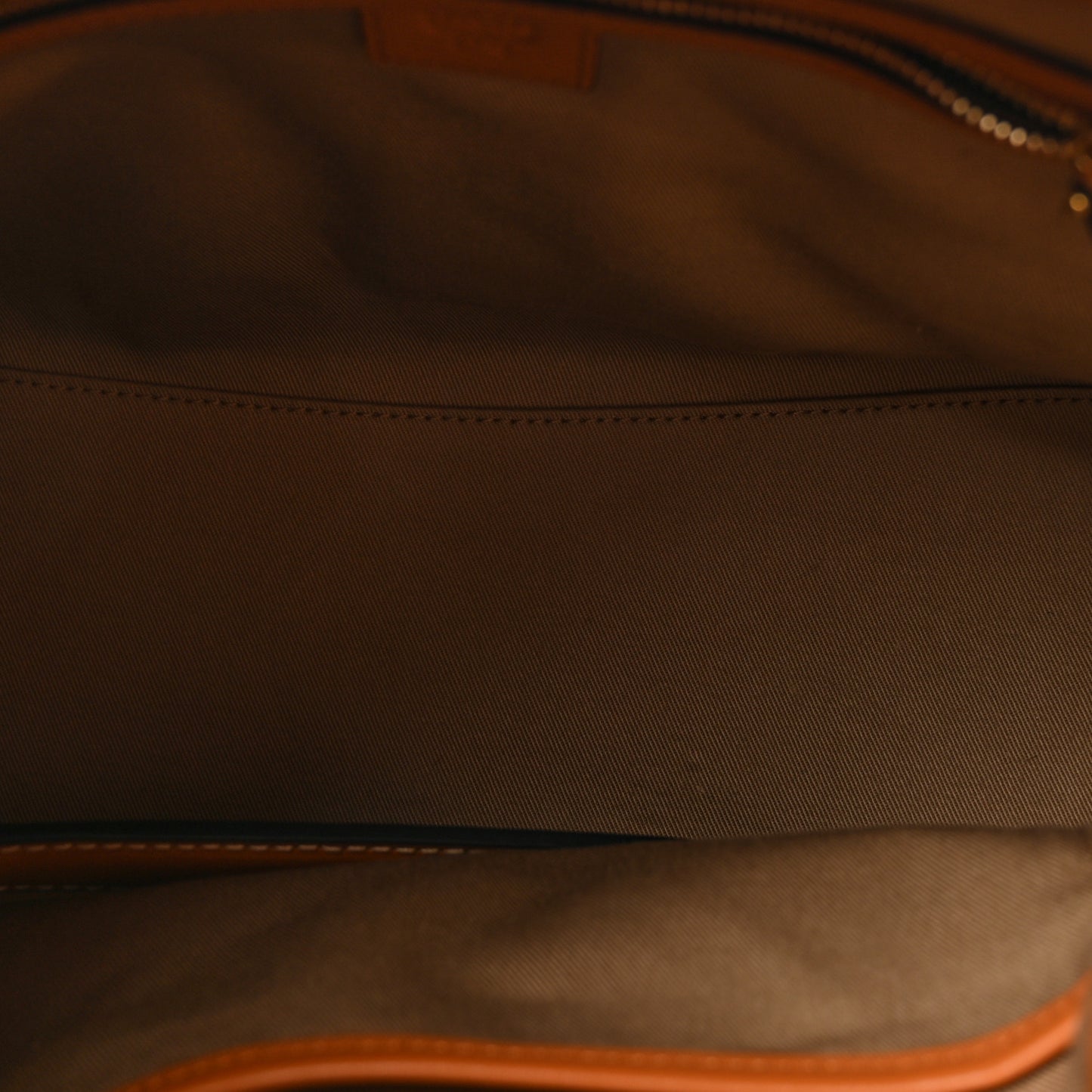 Visetos Small Soft Berlin Drawstring Bucket Bag Cognac