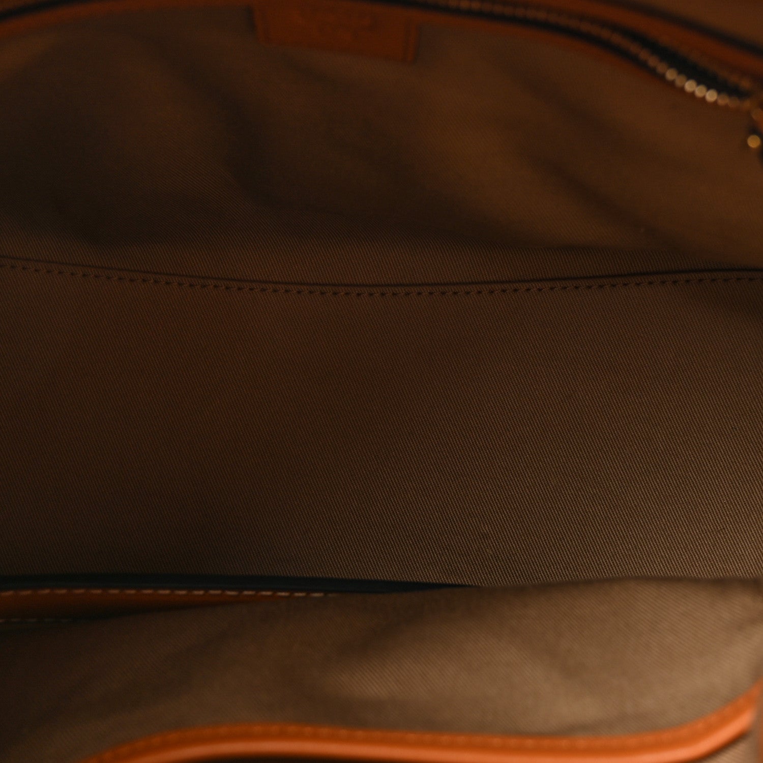 MCM Visetos Small Soft Berlin Drawstring Bucket Bag Cognac 5 of 9