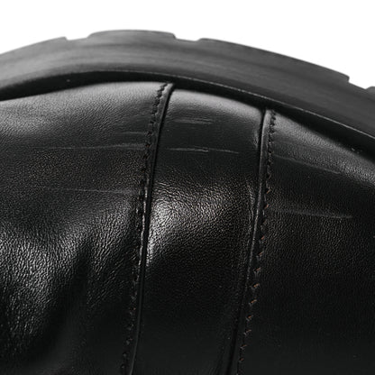Chanel Calfskin Knit CC Short Boots 40 Black 13 of 13