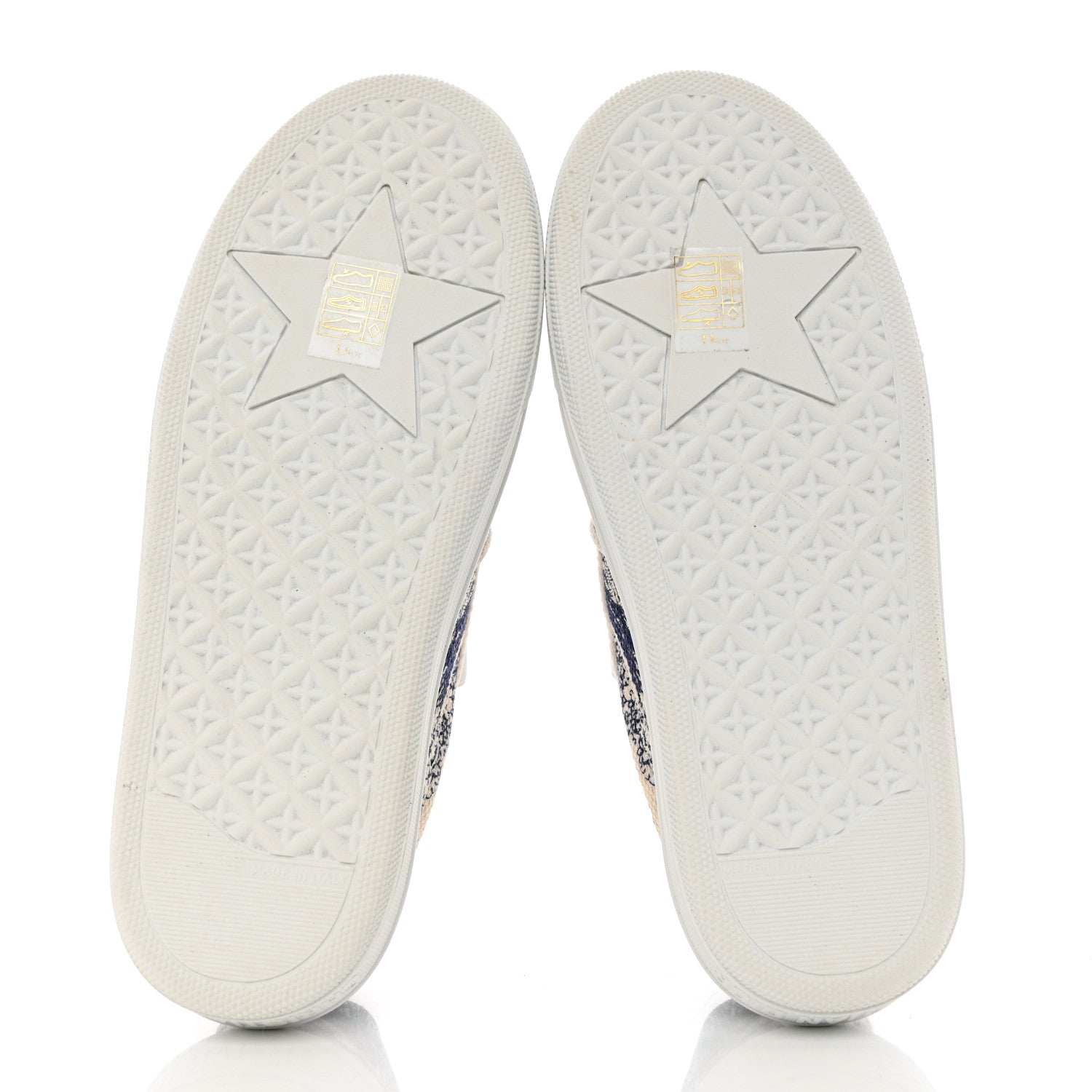 Christian Dior Dioriviera Toile De Jouy Womens Solar Slip On Sneakers 37.5 Blue 5 of 10