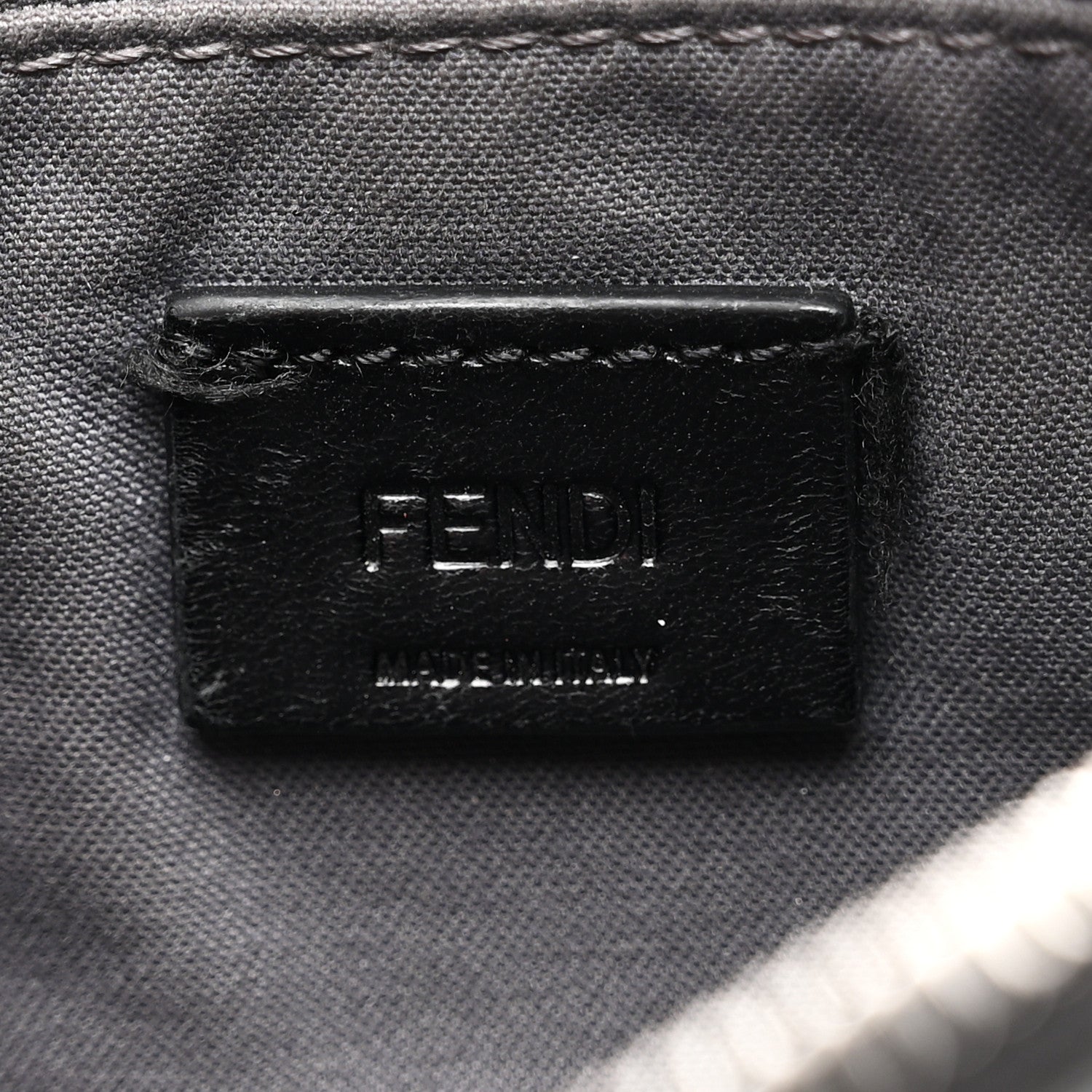 Fendi Vitello Mini Crossbody Pouch Black 6 of 10