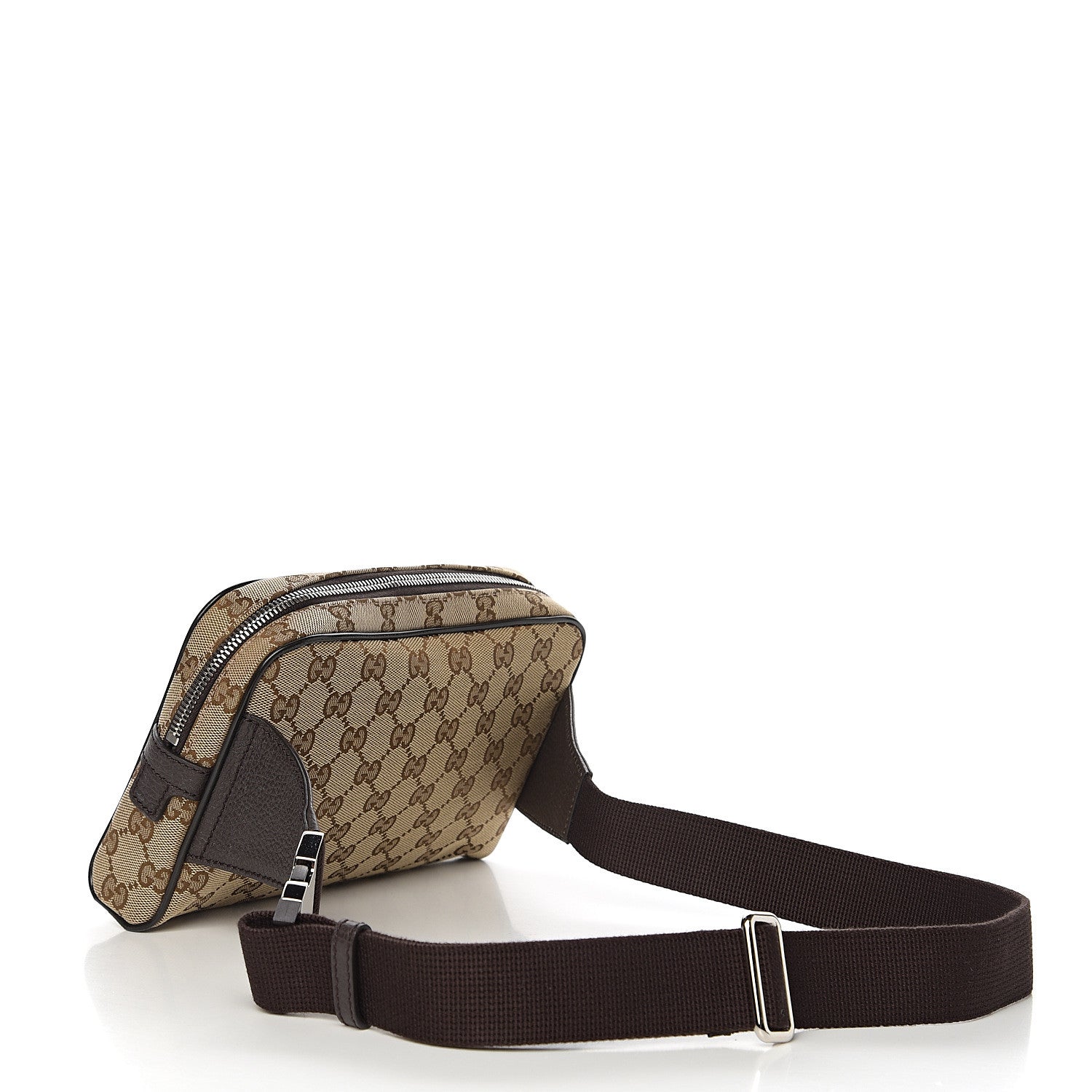 Gucci Monogram Belt Bag Dark Brown 2 of 9