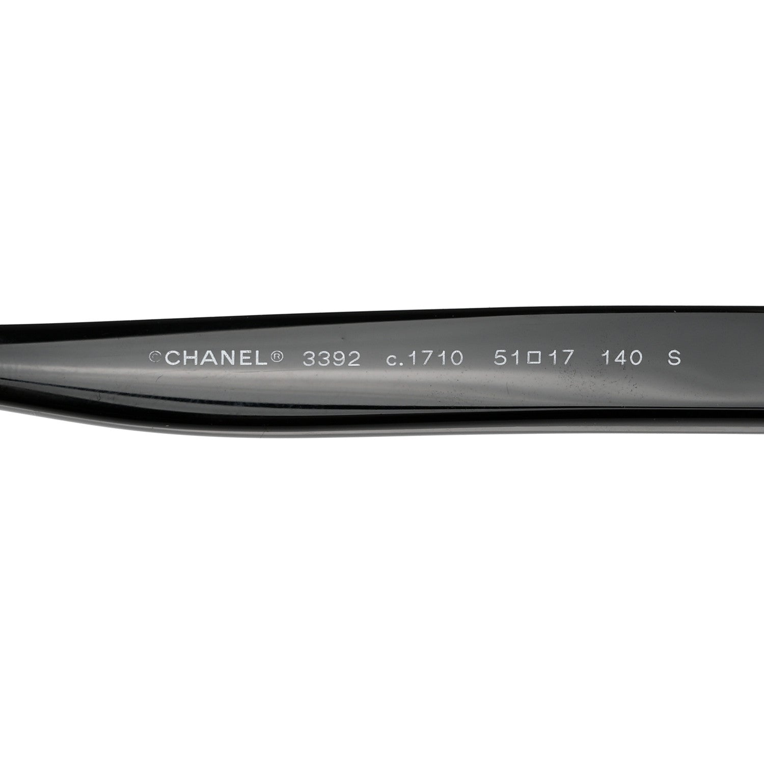 Chanel Acetate CC Square Eyeglasses 3392 Black 5 of 8