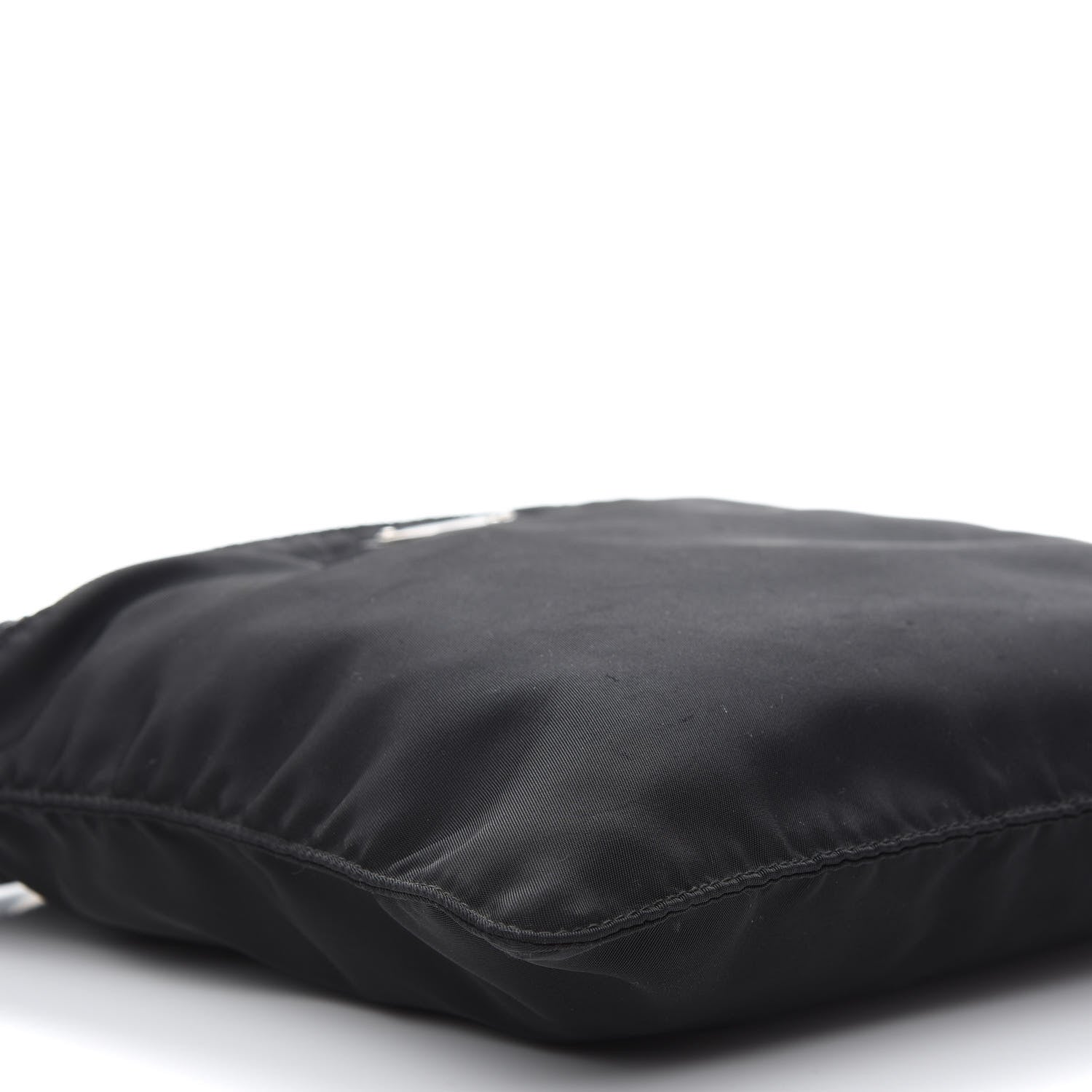 Prada Nylon Saffiano Flat Messenger Bag Black 9 of 9
