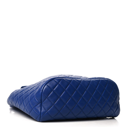 Chanel Calfskin Quilted Large Urban Spirit Backpack Navy 4 of 10