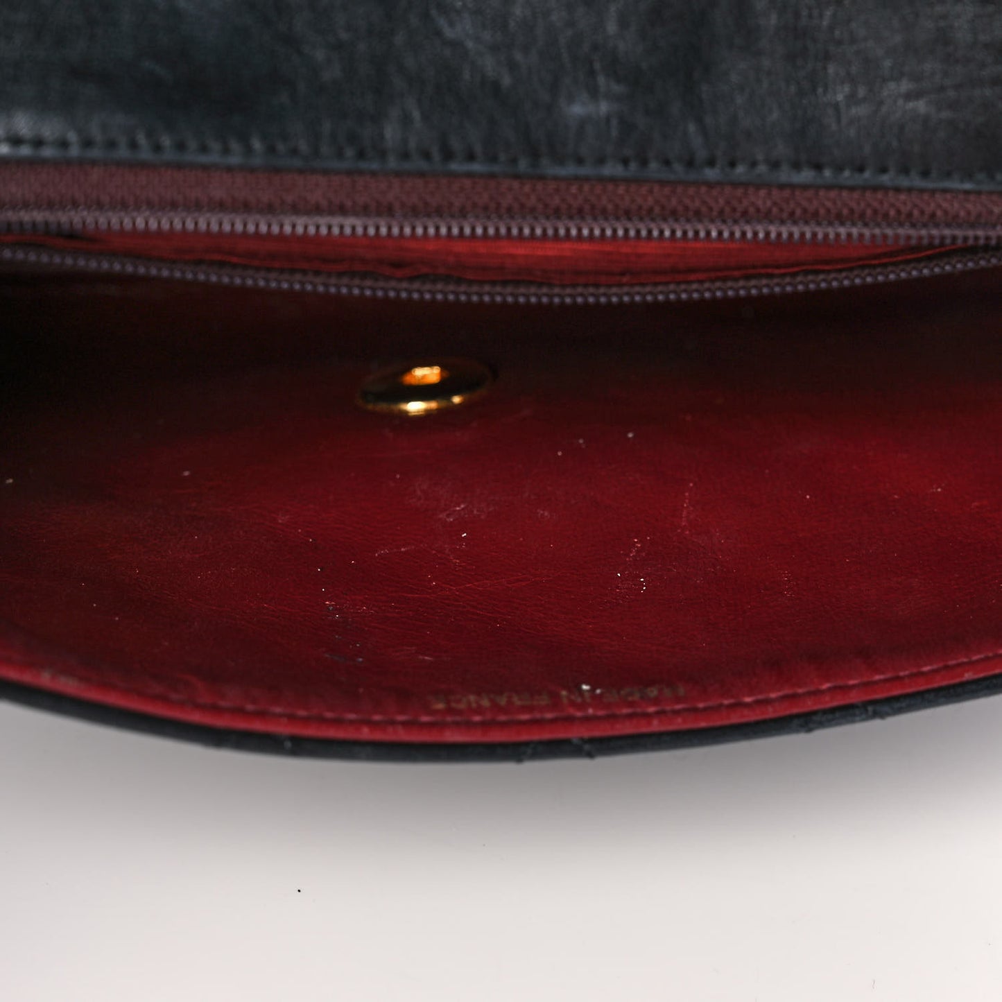 Lambskin Quilted Mini Square Flap Black