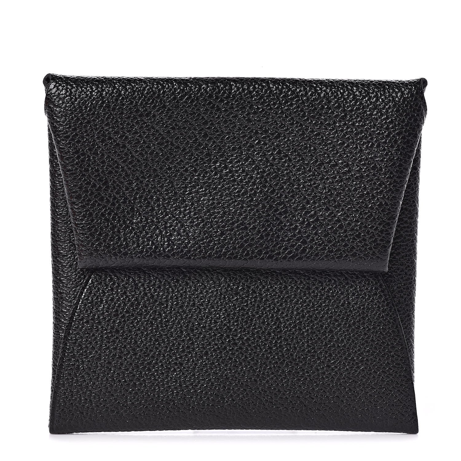 Hermes Chevre Mysore Bastia Coin Purse Black 1 of 8