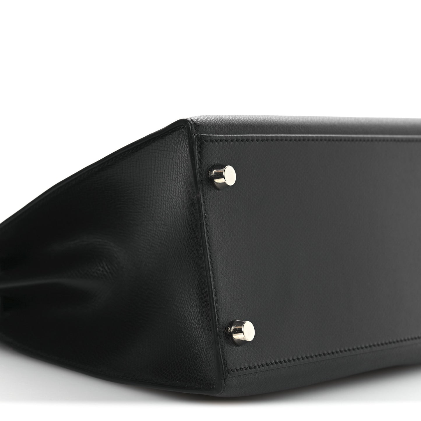 Veau Grain Lisse Kelly Sellier 28 Black