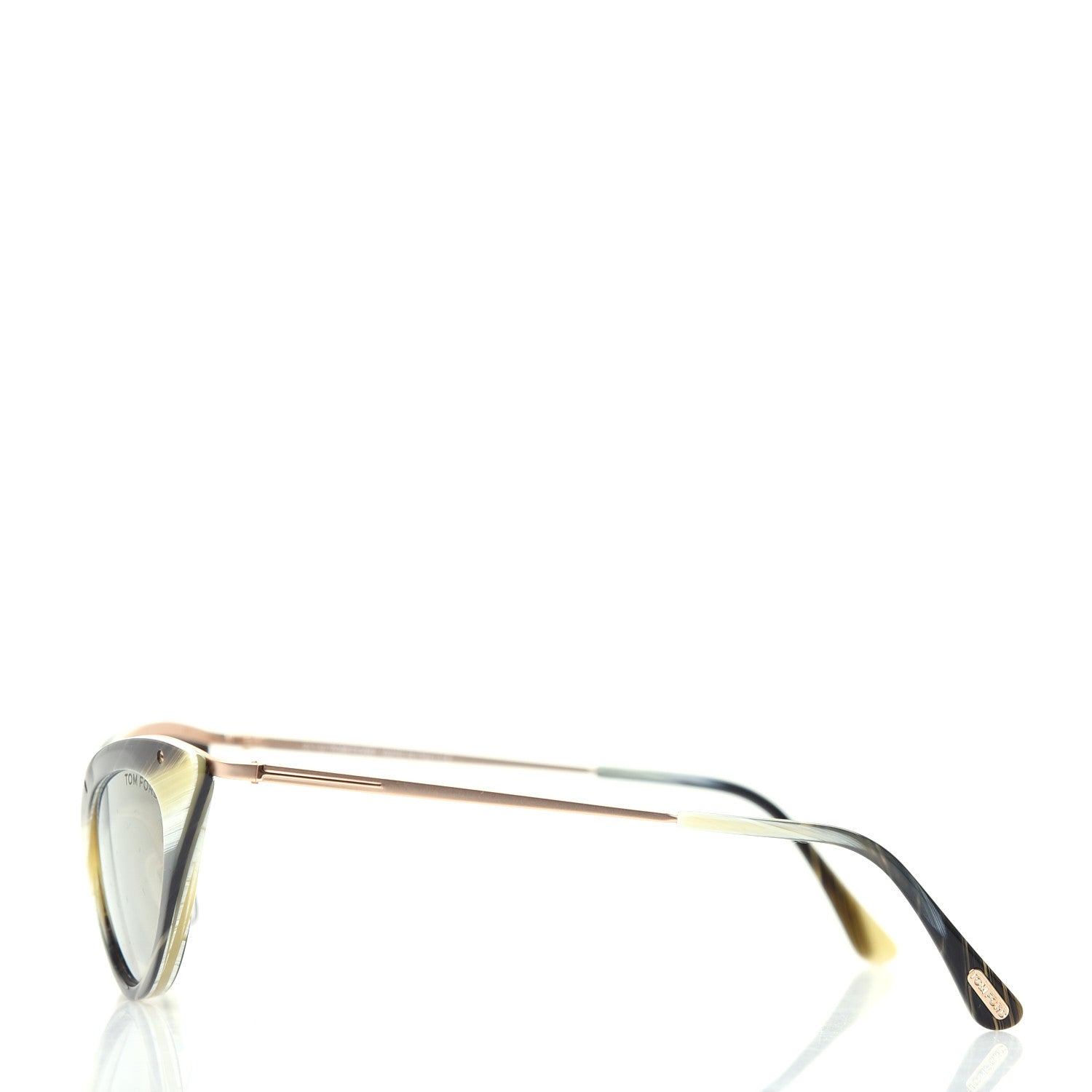 Tom Ford Grace Cat Eye Sunglasses TF349 Green 3 of 8