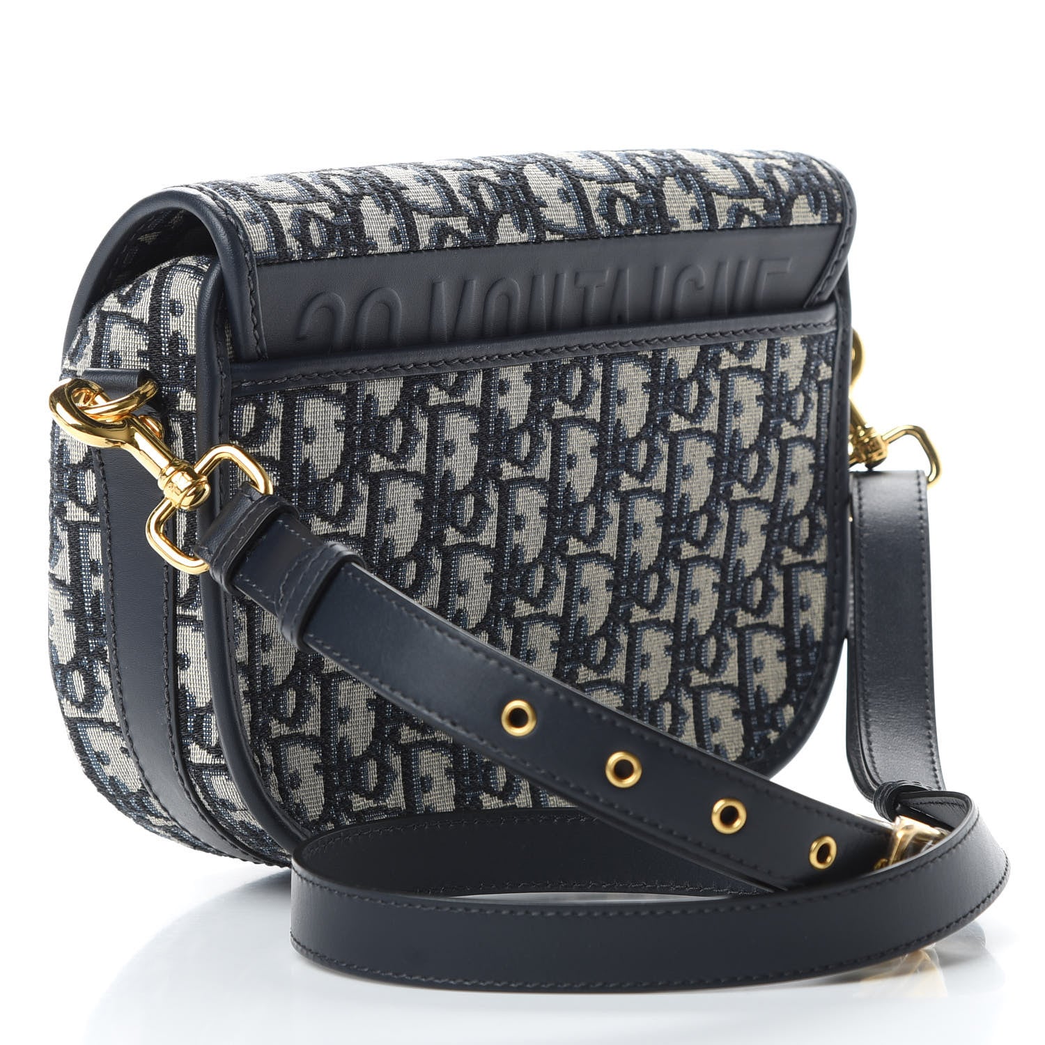 Christian Dior Oblique Medium Bobby Flap Blue 3 of 13