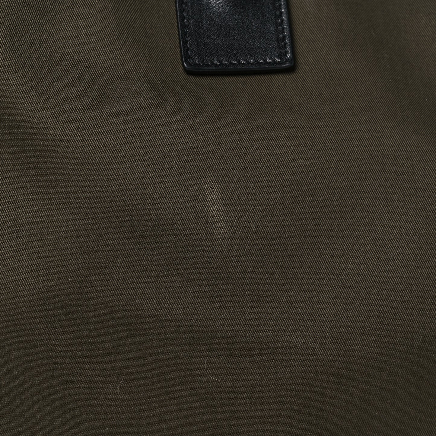 Linen Calfskin Rive Gauche Tote Khaki