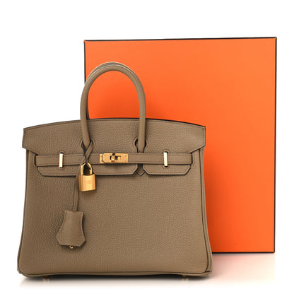 Hermes Togo Birkin 25 Beige Marfa 11 of 11