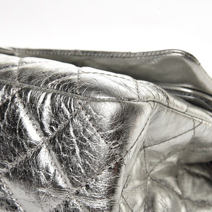 Chanel Metallic Aged Calfskin Quilted 2.55 Reissue 228 Flap Silver 9 of 11