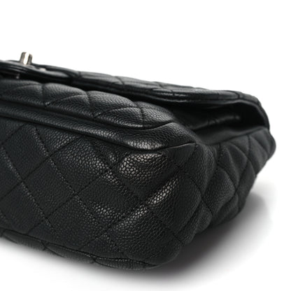 Chanel Caviar Quilted Large Now and Forever Flap Black 10 of 10