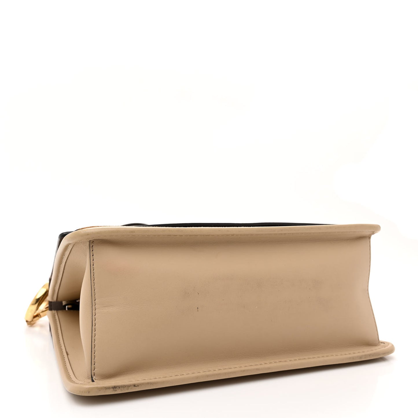 Vitello Century Velvet F is Fendi FF Kan I Shoulder Bag Tobacco Amido