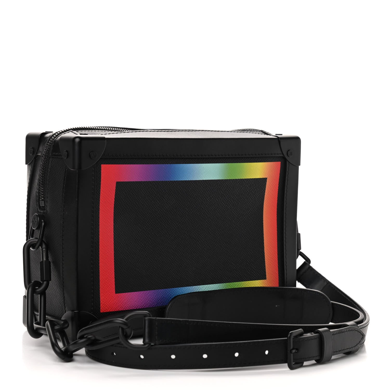 Louis Vuitton Taiga Rainbow Soft Trunk Black 3 of 8