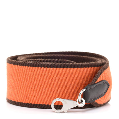 Hermes Toile Swift 50mm Shoulder Strap Orange Ebene 1 of 5