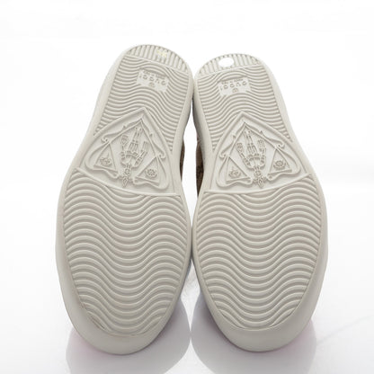 Gucci GG Supreme Monogram Brooklyn Sneakers 35.5 Beige New Rosette 5 of 8