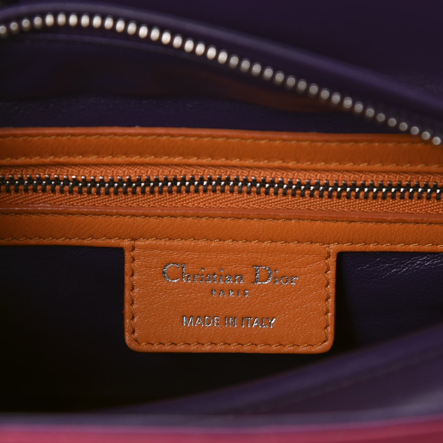 Christian Dior Lambskin Cannage Medium Tri-Color Lady Dior Pink 9 of 10