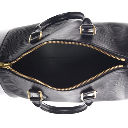 Louis Vuitton Epi Speedy 25 Black 5 of 9