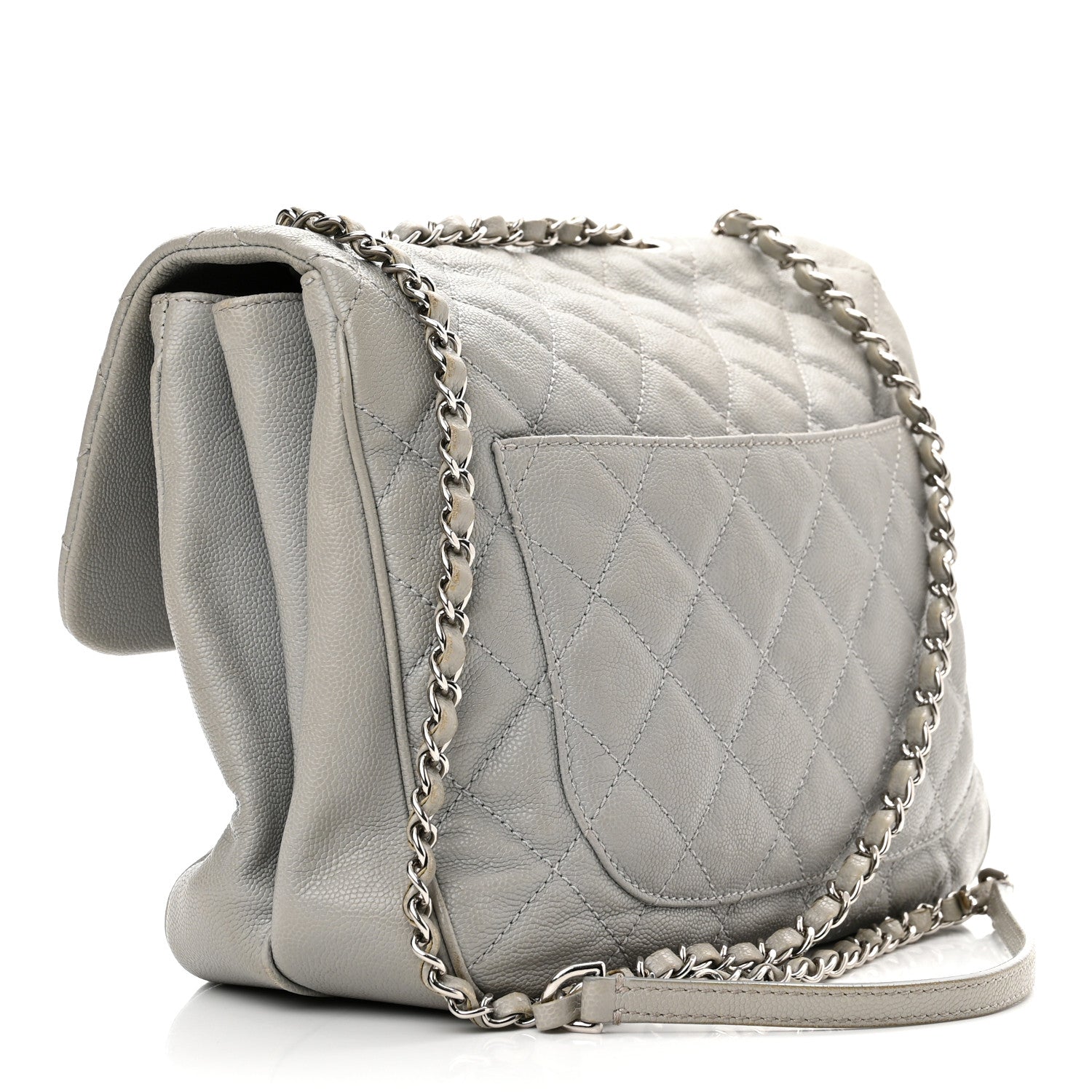 Chanel Caviar Quilted Large Urban Companion Flap Grey 3 of 11
