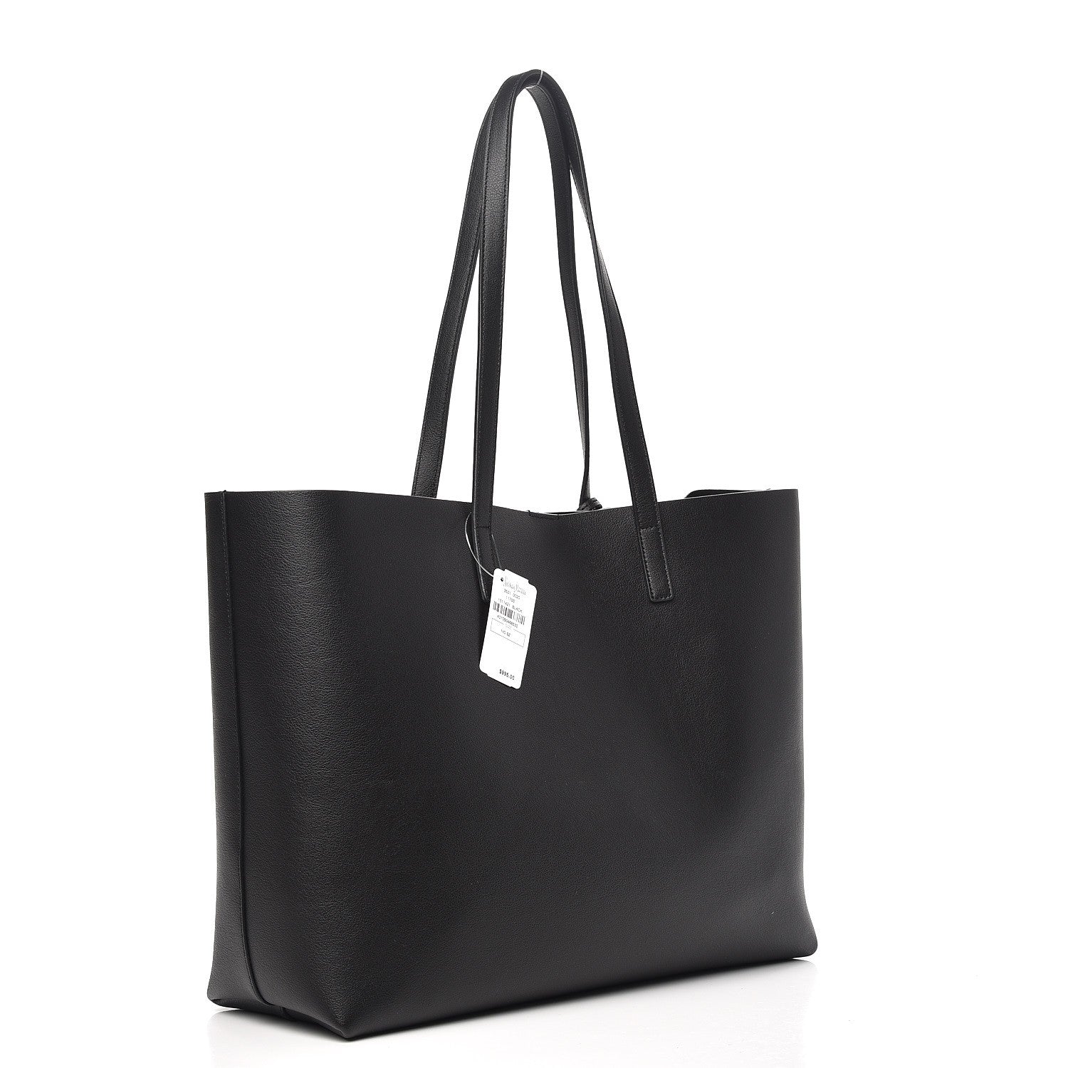 Saint Laurent Calfskin Large Shopping Tote Black 4 of 9