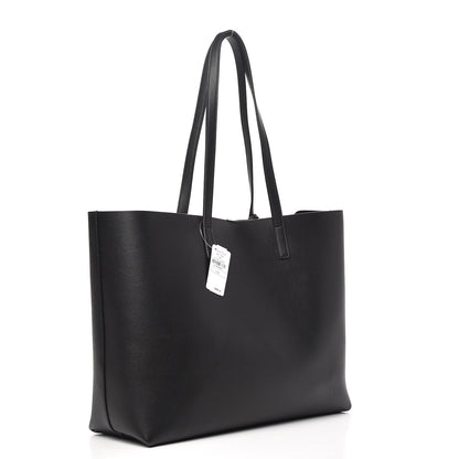 Saint Laurent Calfskin Large Shopping Tote Black 4 of 9