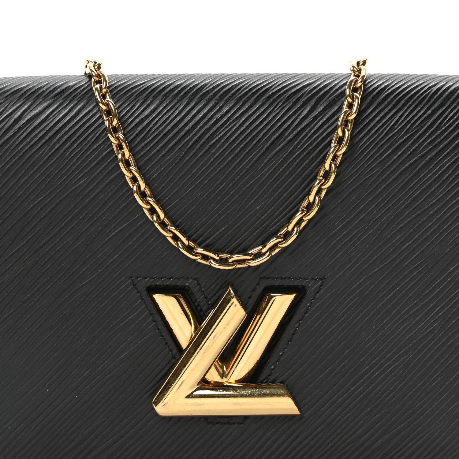 Louis Vuitton Epi Twist Belt Chain Wallet Black 7 of 9